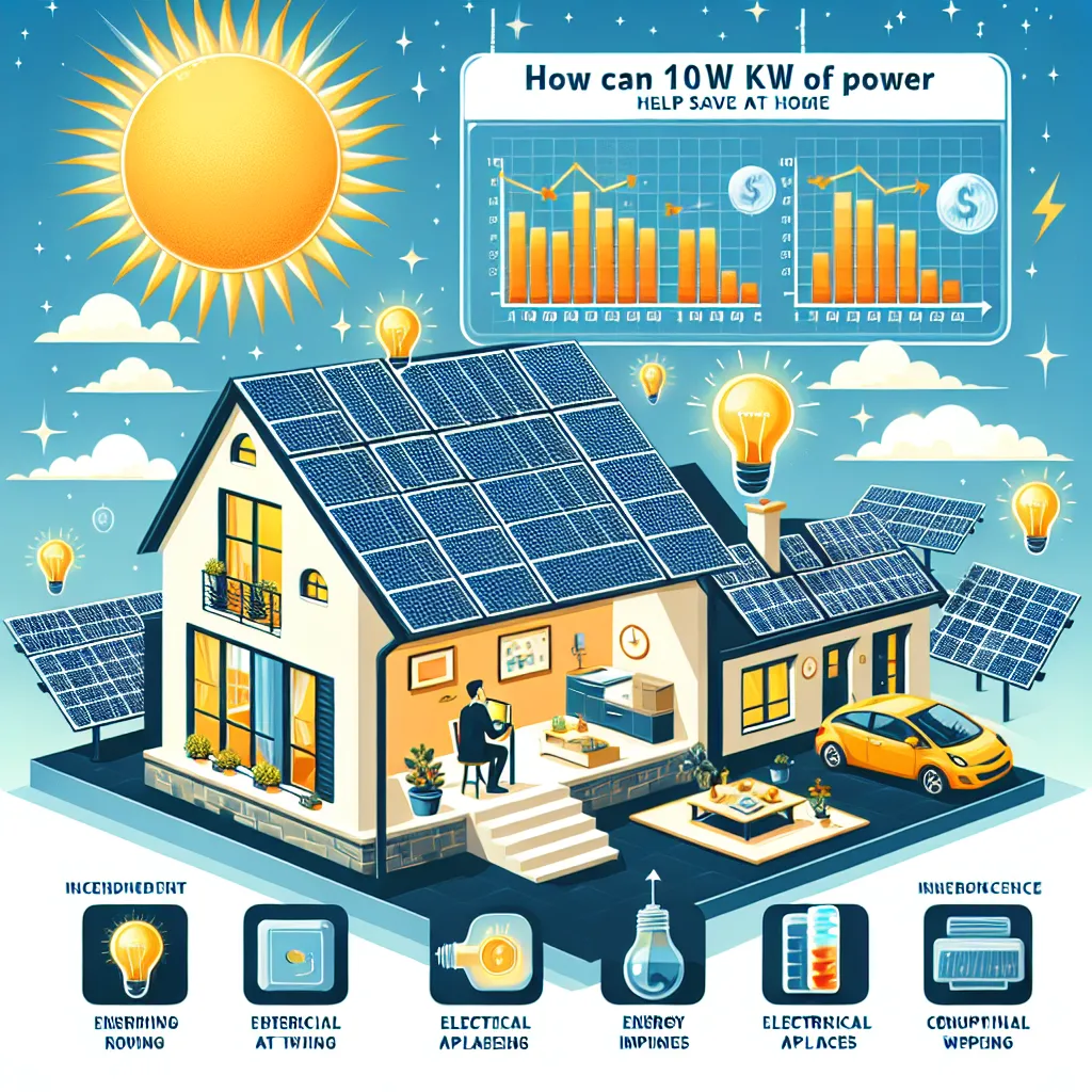 Fotowoltaika: Jak 10 kW energii może pomóc zaoszczędzić w domu?