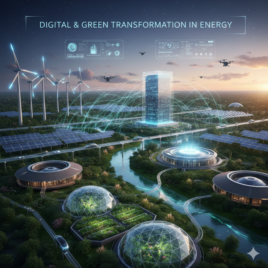Transformacja cyfrowa i ekologiczna w sektorze energetycznym
